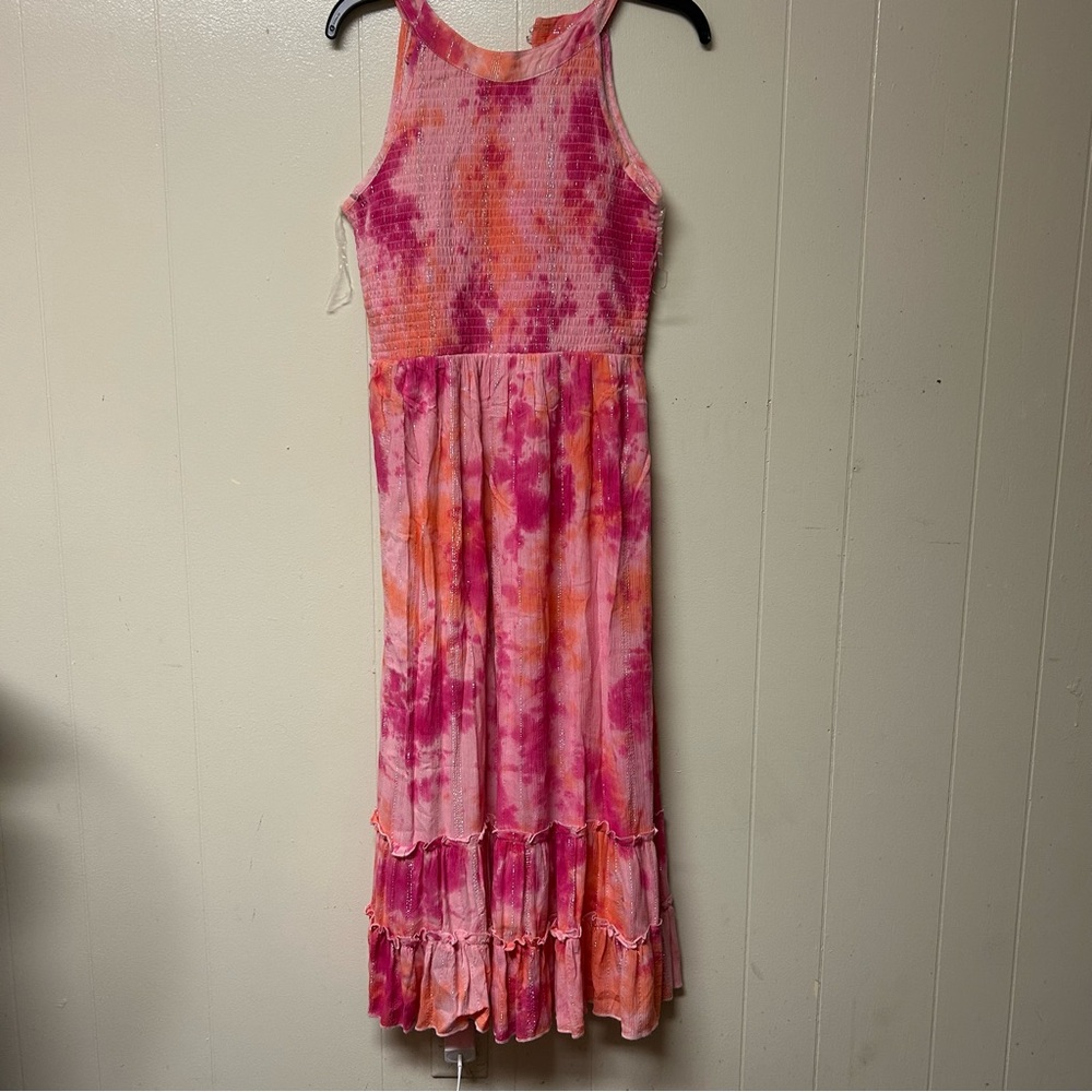 Rare Editions Pink and Orange Dress